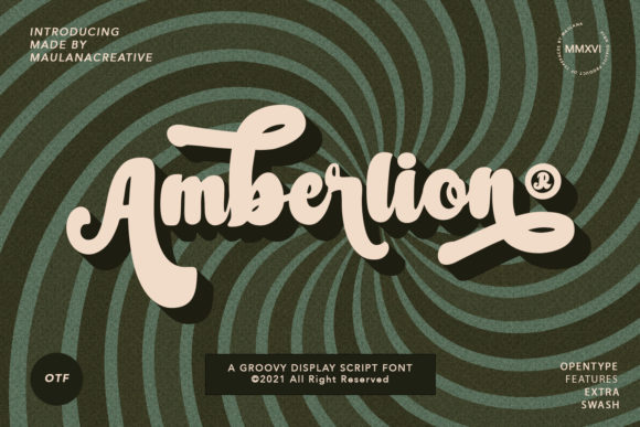 Amberlion Script: A Stylish Typeface for Eye-Catching Campaigns