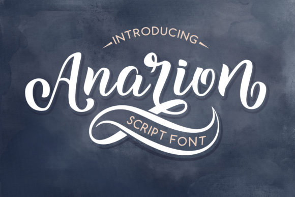 Anarion Script: A Stylish Hand-Lettered Typeface for Branding