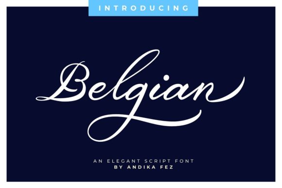 Belgian Script: A Graceful Typeface for Editorial Design