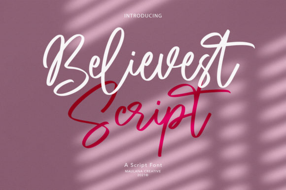 Believest Script: Elevate Your Campaign with a Stylish Cursive Font