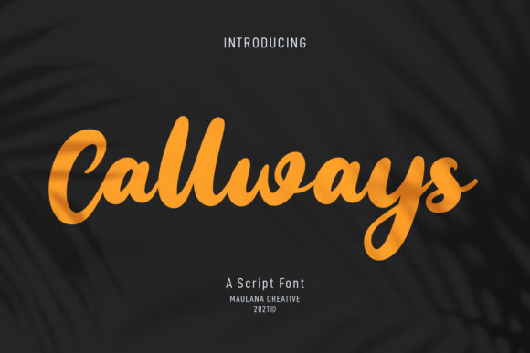 Callways Script: A Handwritten Font for Stylish Web Design