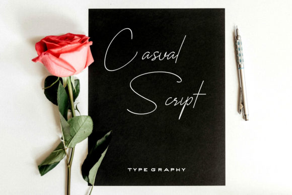 Casual Script: A Delicate Handwritten Font for Versatile Branding
