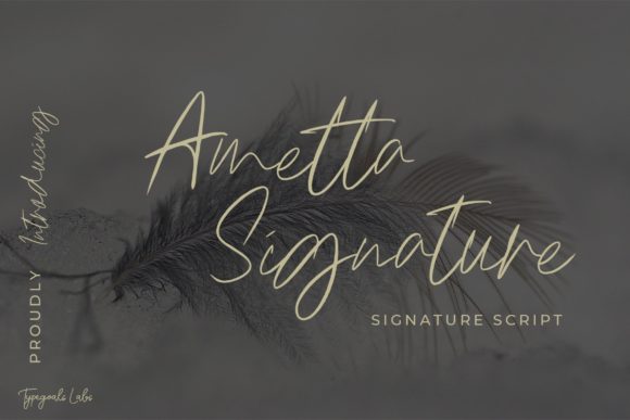 Discovering Ametta Signature Script for Branding