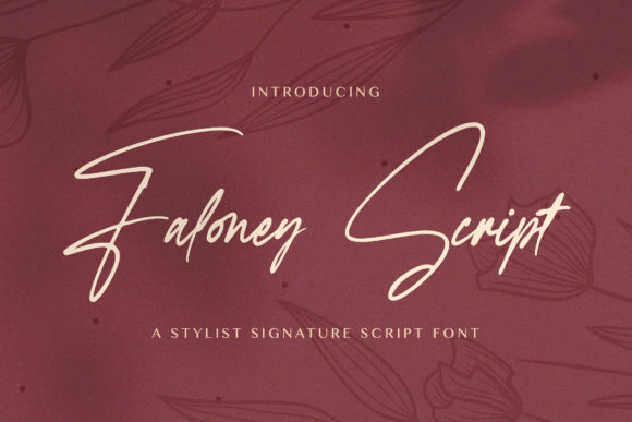 Discovering Faloney Script: A Font for Elegant Publishing