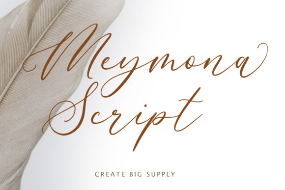 Discovering Meymona Script: A Graceful Font for Branding