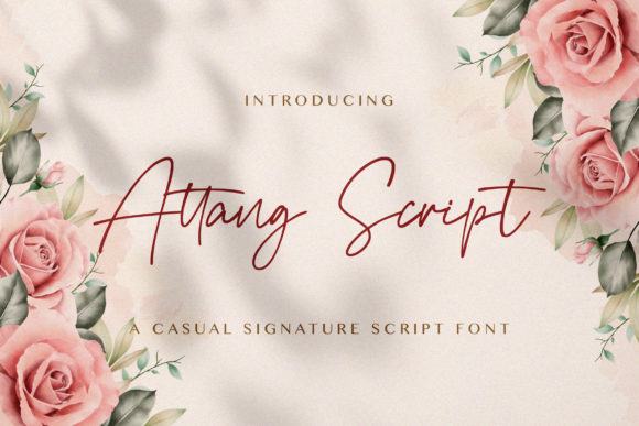 Enhance Your Brand with Attang Script Font