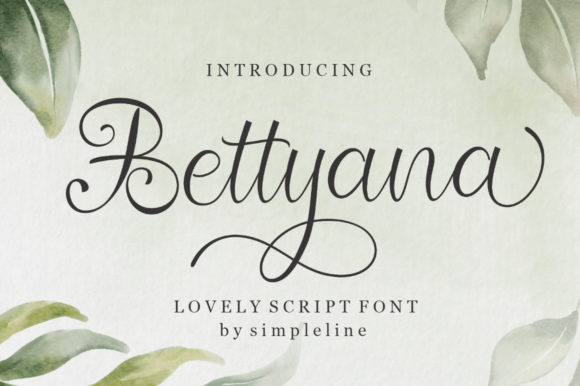 Enhance Your Brand with Bettyana Script Font