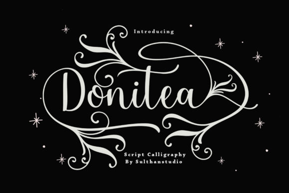 Enhance Your Brand with Donitea Script Font