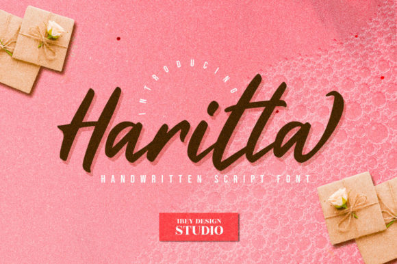 Enhance Your Brand with Haritta Script Font