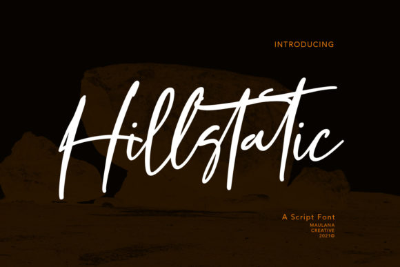 Enhance Your Brand with Hillstatic Script Font