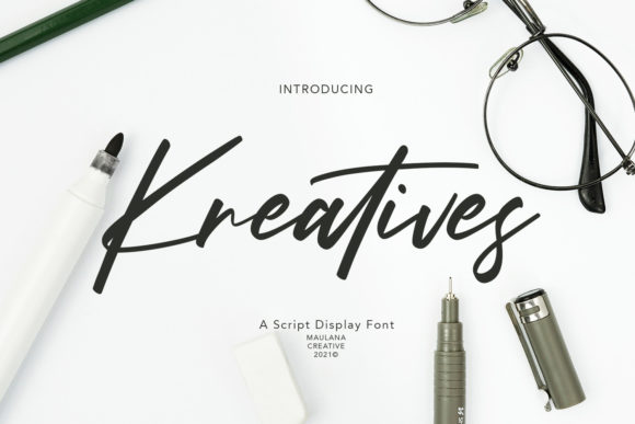 Enhancing Brand Identity with Kreatives Script Font