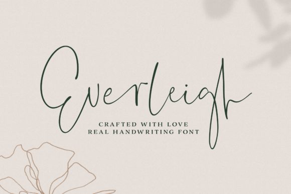 Everleigh Script: A Charming Handwritten Font for Editorial Design