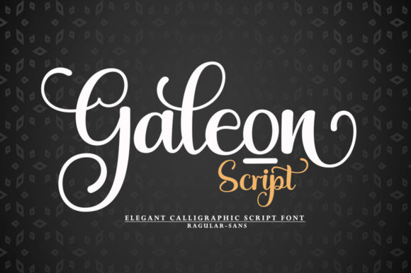 Galeon Script: A Versatile Font for Crafters and Makers