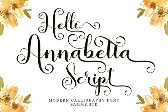 Hello Annabetta Script: A Dazzling Font for Editorial Elegance