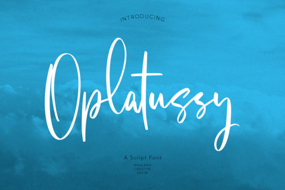 Oplatussy Script: A Versatile Font for Creative Projects