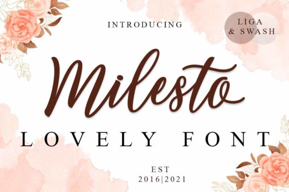Transform Your Brand with Milesto Script Font