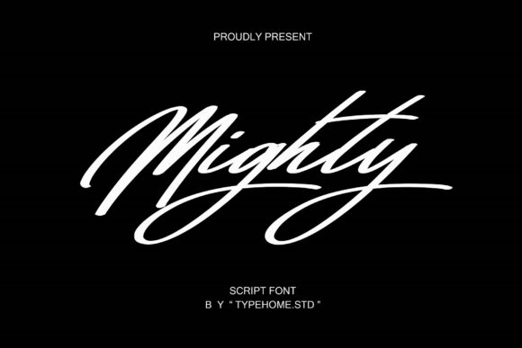 Unveiling Mighty Script: A Versatile Typeface for Elegant Branding